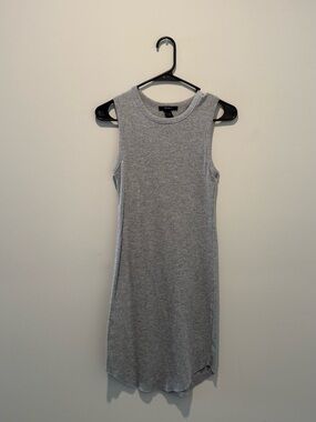 Forever 21 Gray Ribbed Tank Dress